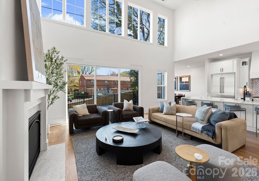 Furnished interior view inside a new home in , Charlotte (Image 8).