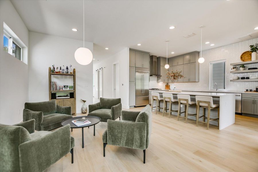 Furnished interior view inside a new home in , Austin (Image 7).