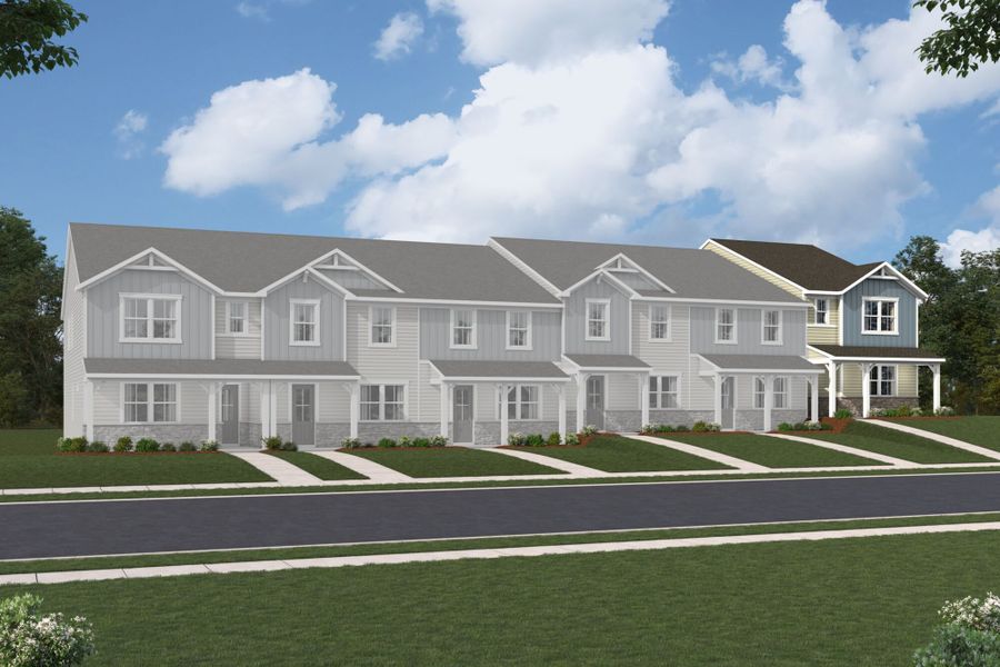 Representative exterior photo of a completed home built from the Grifton by Mattamy Homes in Westfall, Gastonia, NC (Image 21).