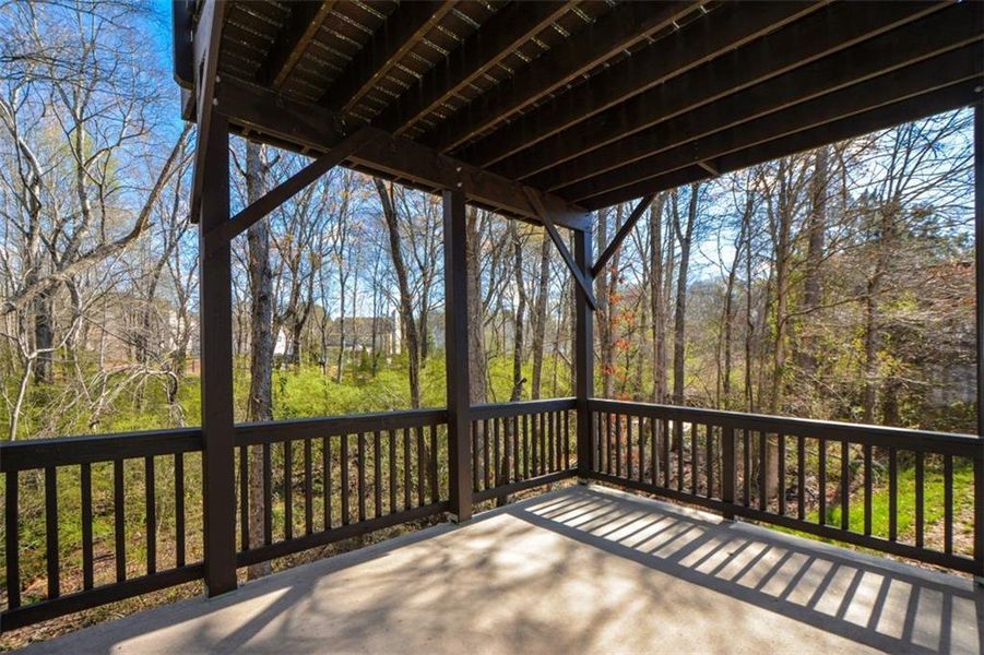 Exterior details and patio area of a home in , Winder (Image 28).