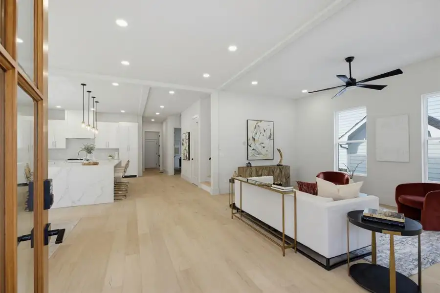 Furnished interior view inside a new home in , Atlanta (Image 3).