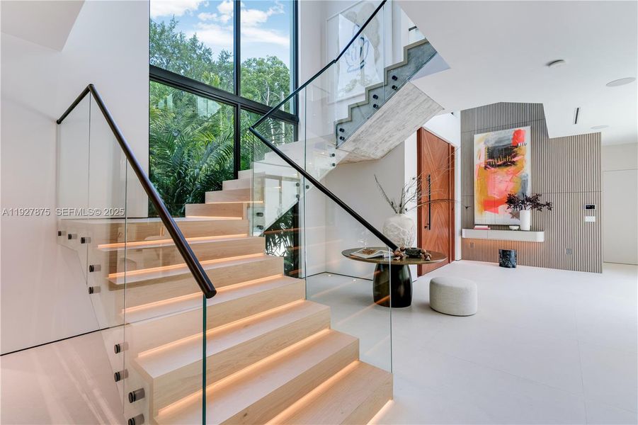 Furnished interior view inside a new home in , Miami (Image 13).