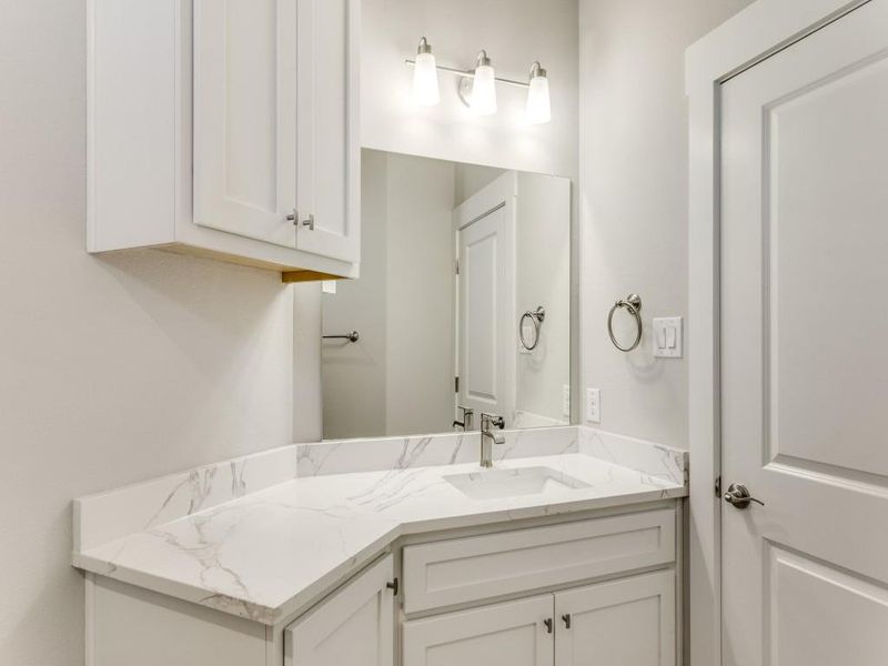 Furnished interior view inside a new home in Ladera at the Reserve, Mansfield (Image 29).