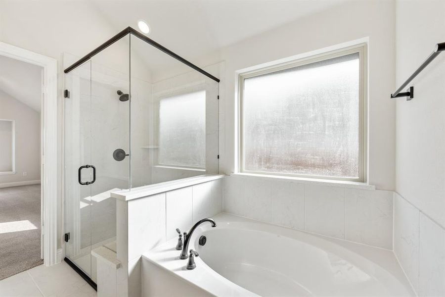 Furnished interior view inside a new home in The Retreat at North Grove 60, Waxahachie (Image 8).