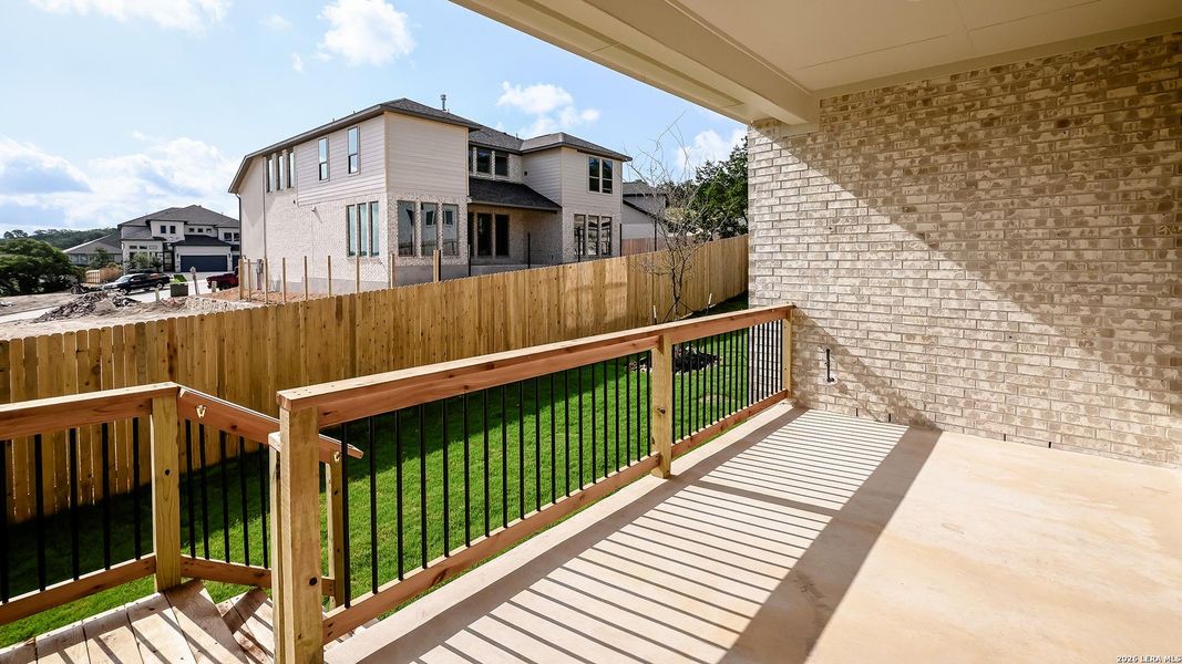 Exterior details and patio area of a home in Johnson Ranch, Bulverde (Image 18). Exterior details and patio area of a home in Johnson Ranch, Bulverde (Image 18).