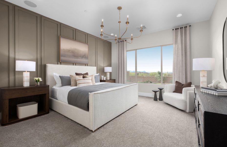 Representative furnished interior of a home built from the Parklane II by Pulte Homes in Saguaro Reserve - Majesty, Marana (Image 16).