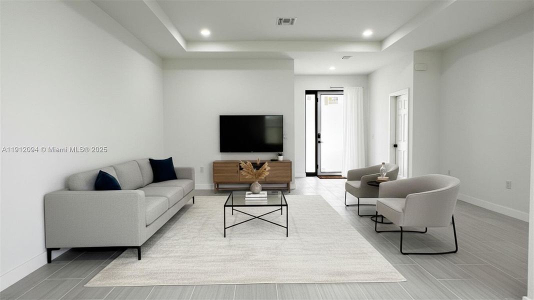 Furnished interior view inside a new home in , Lehigh Acres (Image 12). Furnished interior view inside a new home in , Lehigh Acres (Image 12).