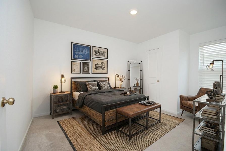 Furnished interior view inside a new home in Wharton Lakes, Wharton (Image 18).