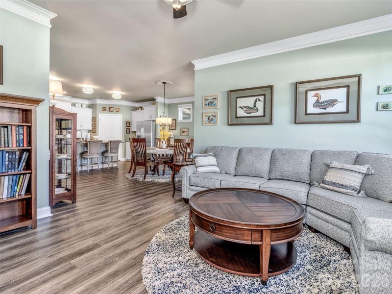 Furnished interior view inside a new home in , Hendersonville (Image 40).