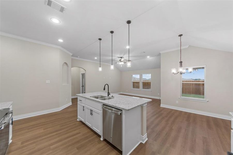 Furnished interior view inside a new home in , Greenville (Image 12). Furnished interior view inside a new home in , Greenville (Image 12).