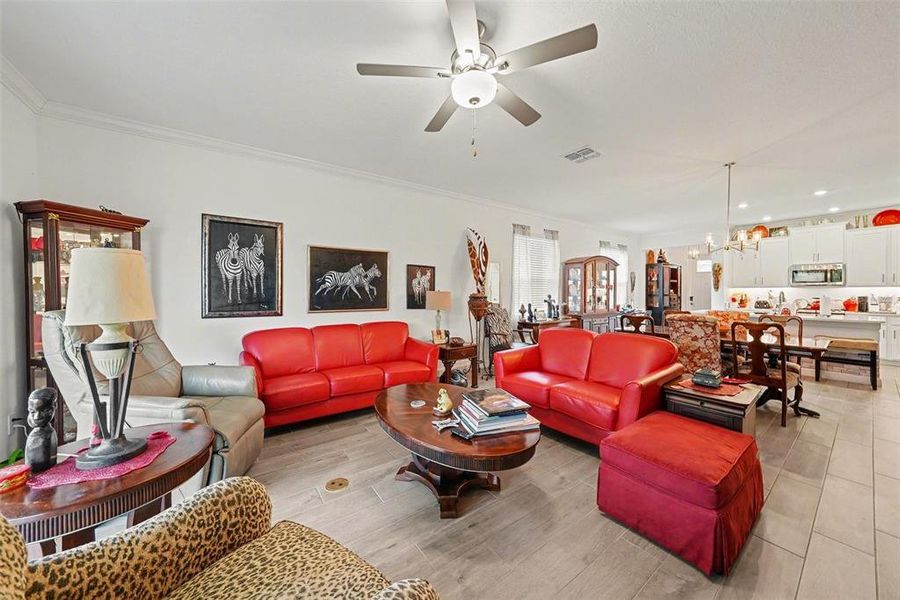 Furnished interior view inside a new home in , Land O' Lakes (Image 13).