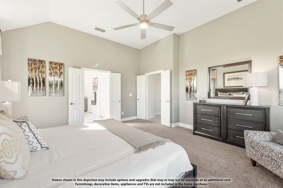 Furnished interior view inside a new home in Mockingbird Hills, Joshua (Image 26). Furnished interior view inside a new home in Mockingbird Hills, Joshua (Image 26).