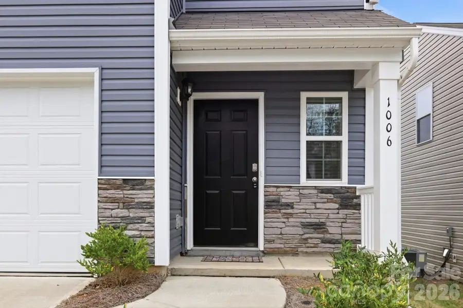Exterior details and patio area of a home in Huffman Ridge, Hickory (Image 3).