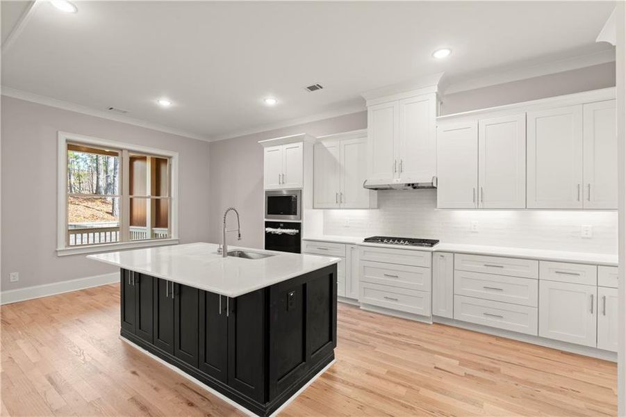 Furnished interior view inside a new home in , Canton (Image 7).