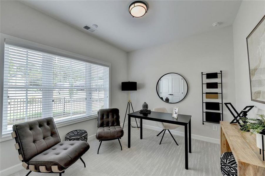 Furnished interior view inside a new home in East Park Village, Kennesaw (Image 9). Furnished interior view inside a new home in East Park Village, Kennesaw (Image 9).