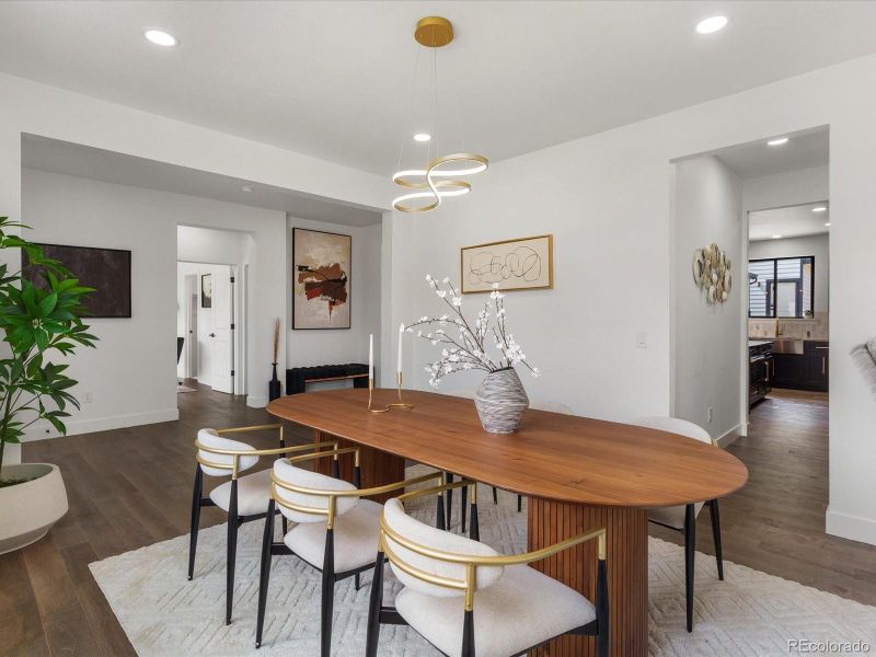 Furnished interior view inside a new home in , Denver (Image 30). Furnished interior view inside a new home in , Denver (Image 30).