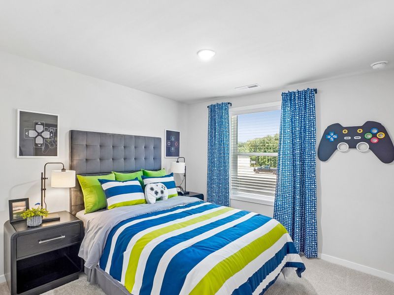 Furnished interior view inside a new home in The Heritage at Buffaloe Reserve, Raleigh (Image 20).