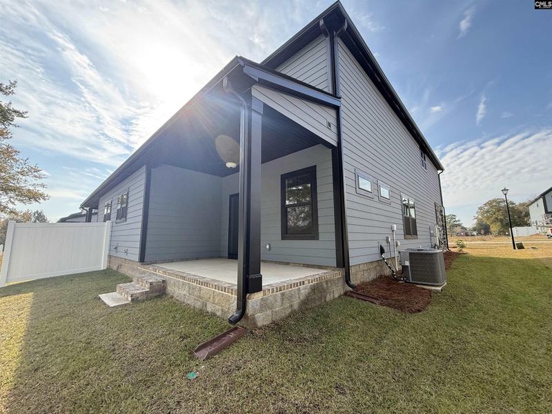 Exterior details and patio area of a home in Dunbar Village, Cayce (Image 33). Exterior details and patio area of a home in Dunbar Village, Cayce (Image 33).