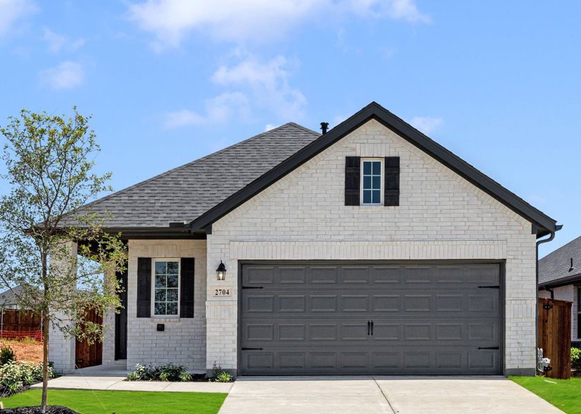 Representative exterior photo of a completed home built from the Blackburn by UnionMain Homes in Creekside, Royse City, TX (Image 4). Representative exterior photo of a completed home built from the Blackburn by UnionMain Homes in Creekside, Royse City, TX (Image 4).