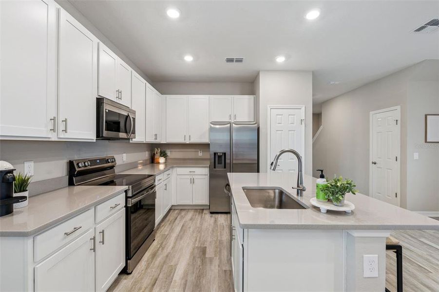 Furnished interior view inside a new home in , St. Cloud (Image 15).