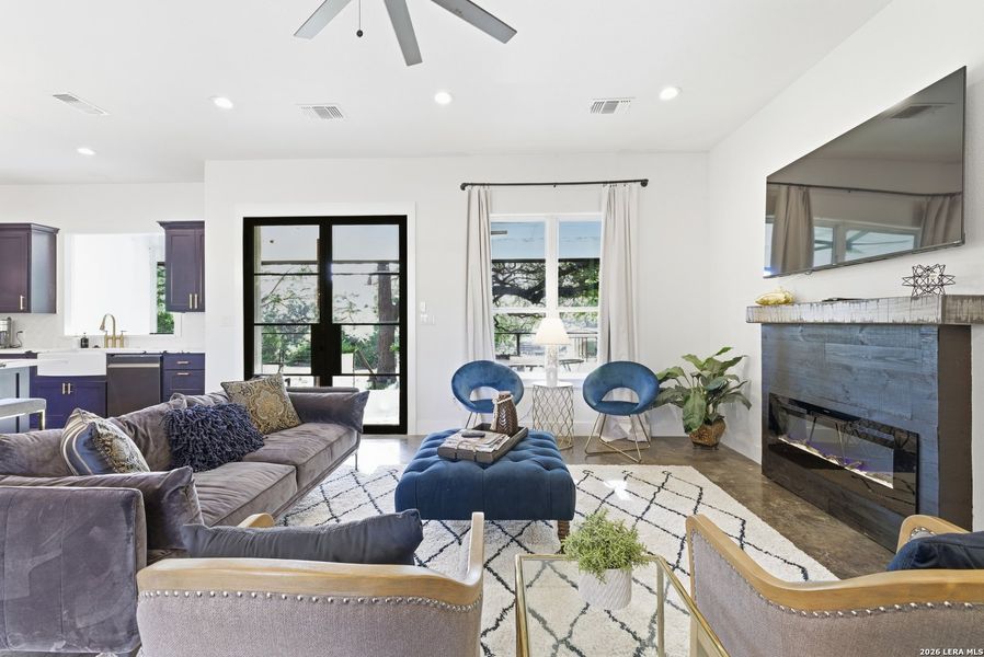 Furnished interior view inside a new home in , Kingsland (Image 10). Furnished interior view inside a new home in , Kingsland (Image 10).