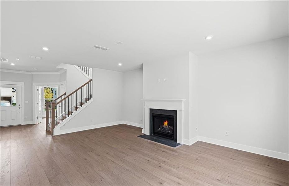 Spacious, unfurnished interior of a new home in Hunters Creek, Flowery Branch (Image 26). Spacious, unfurnished interior of a new home in Hunters Creek, Flowery Branch (Image 26).