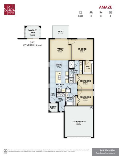 2D floor plan layout for the Amaze by Park Square Residential in Liberty Station, Orange City, FL (Image 3). 2D floor plan layout for the Amaze by Park Square Residential in Liberty Station, Orange City, FL (Image 3).