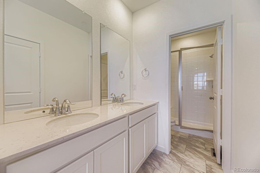 Furnished interior view inside a new home in , Centennial (Image 4).