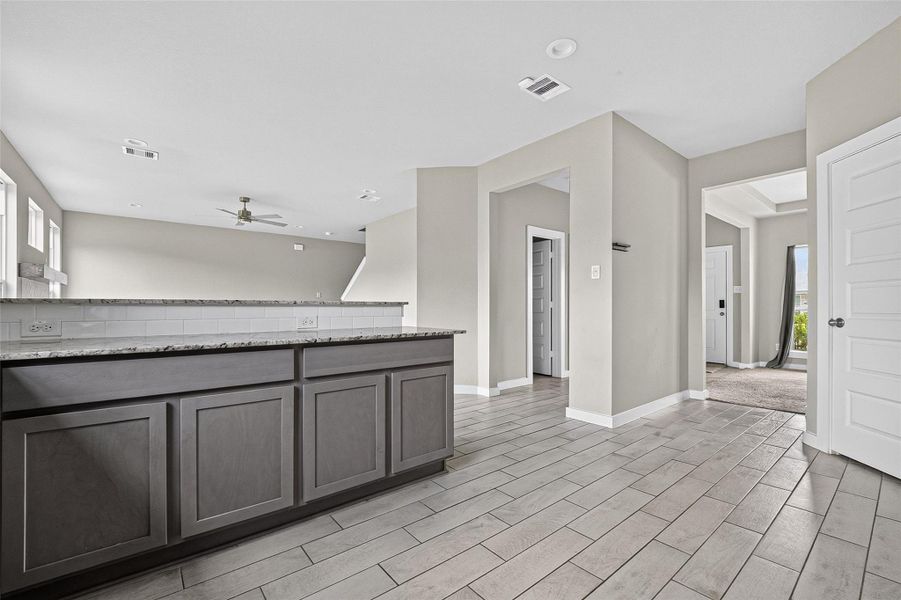 Furnished interior view inside a new home in , Houston (Image 16). Furnished interior view inside a new home in , Houston (Image 16).