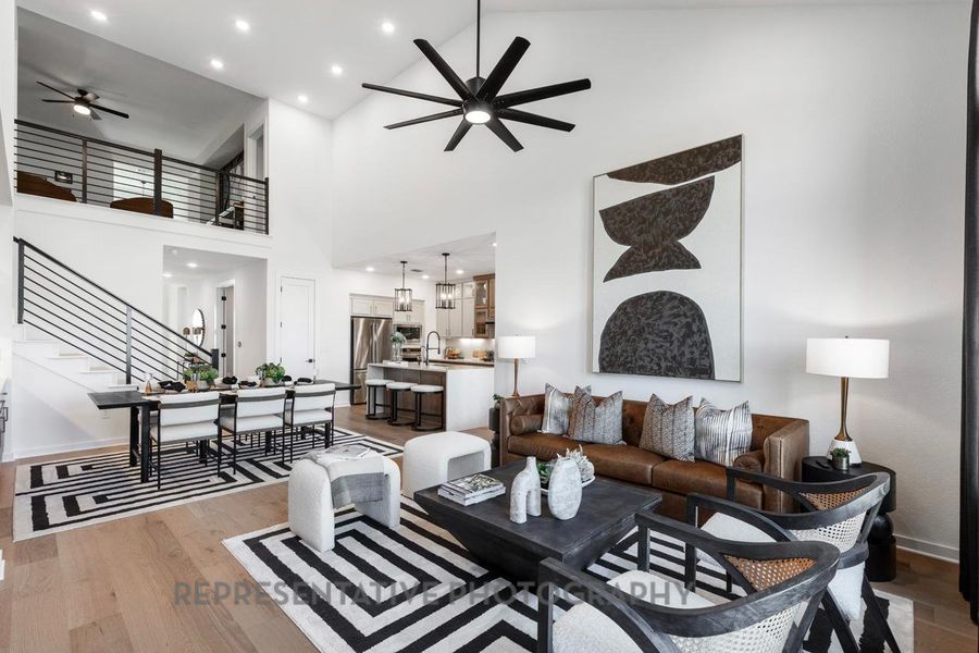 Furnished interior view inside a new home in Easton Park, Austin (Image 15).