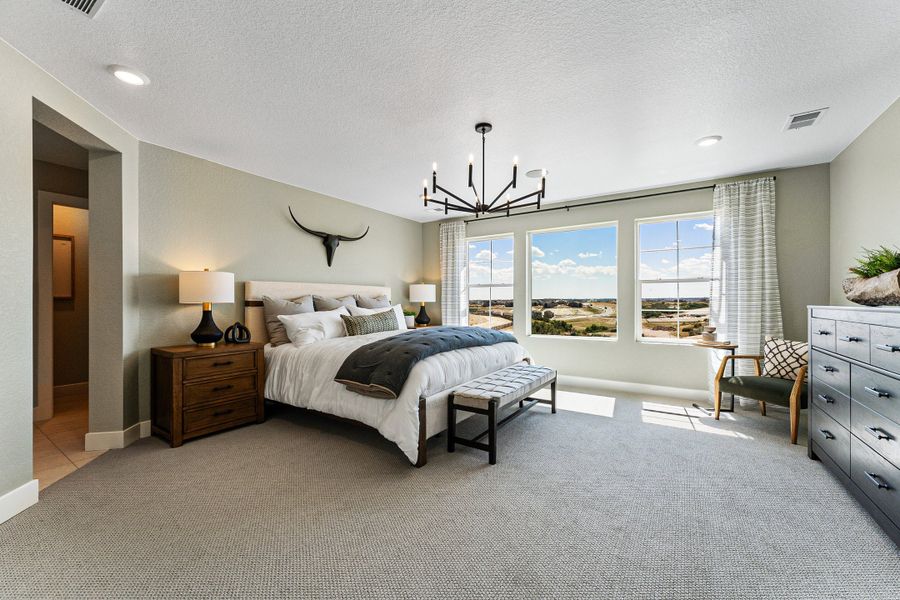 Representative furnished interior of a home built from the Windsor by Taylor Morrison in Macanta City Collection, Castle Rock (Image 34).