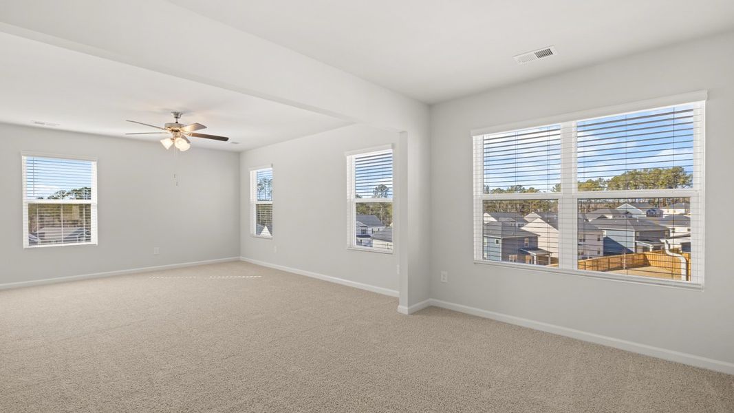 Representative unfurnished interior of a home built from the Halton by D.R. Horton in Southwind Village, Evans (Image 23).