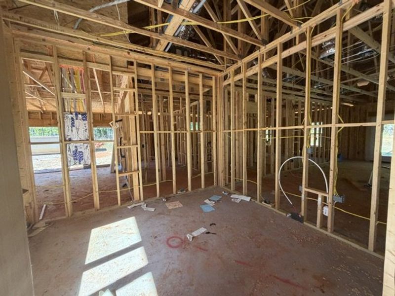 In-progress construction of a new home in Lakefield, Palmetto, GA (Image 2). In-progress construction of a new home in Lakefield, Palmetto, GA (Image 2).