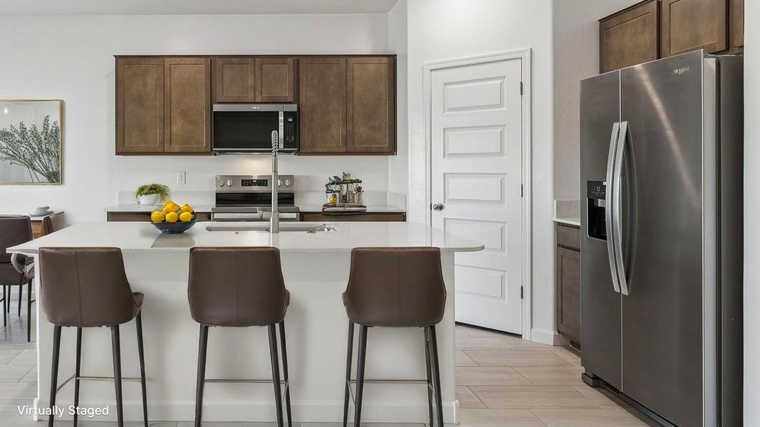 Furnished interior view inside a new home in Desert Moon Estates, Buckeye (Image 6). Furnished interior view inside a new home in Desert Moon Estates, Buckeye (Image 6).