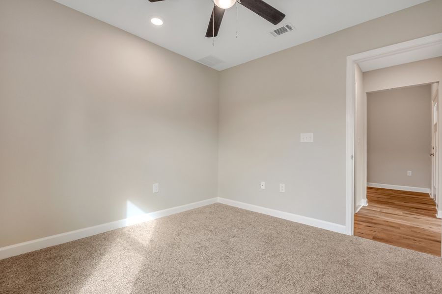 Representative unfurnished interior of a home built from the Dalton by CJL Homes in Oak Hollow, Crestview (Image 46).
