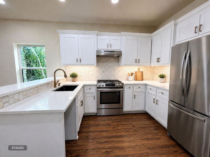 Furnished interior view inside a new home in , Willis (Image 8).