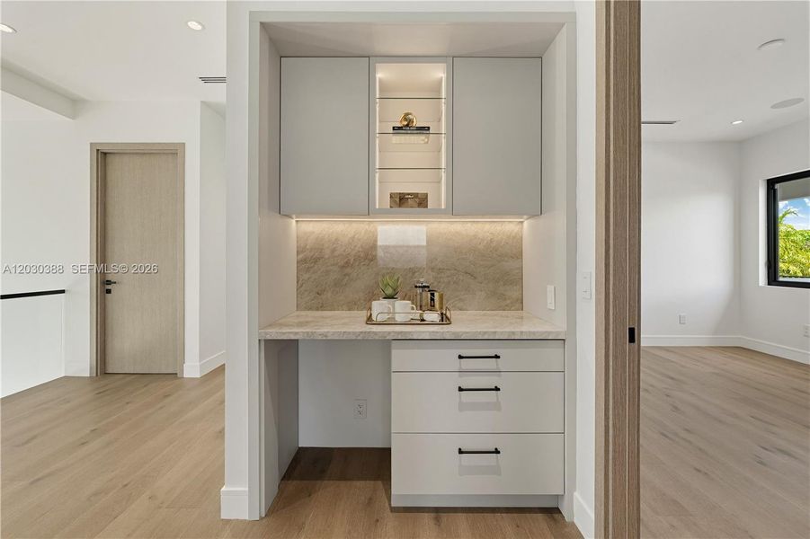 Furnished interior view inside a new home in , Miami (Image 15).