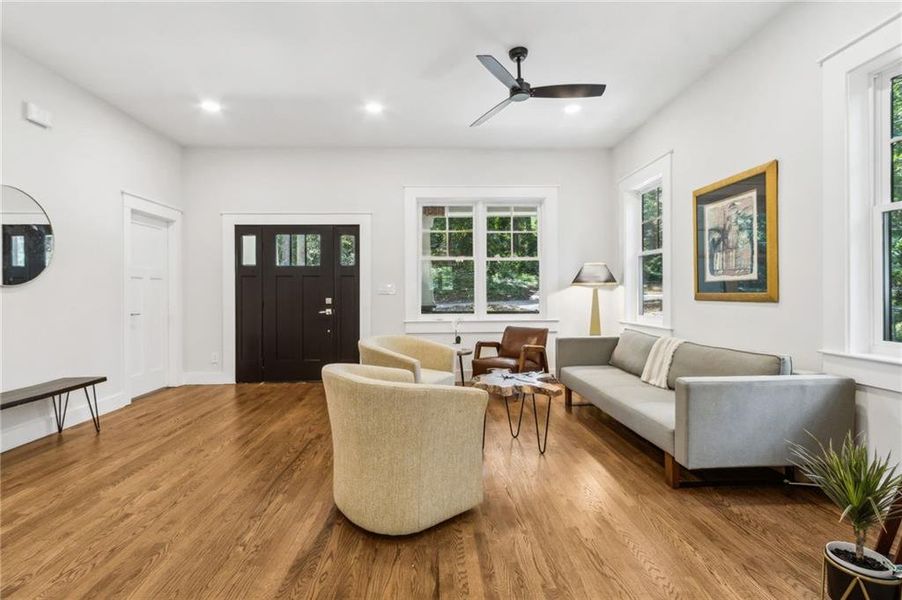 Furnished interior view inside a new home in , Pine Lake (Image 53).