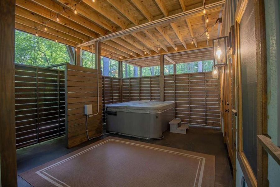 In-progress construction of a new home in , Blue Ridge, GA (Image 33).