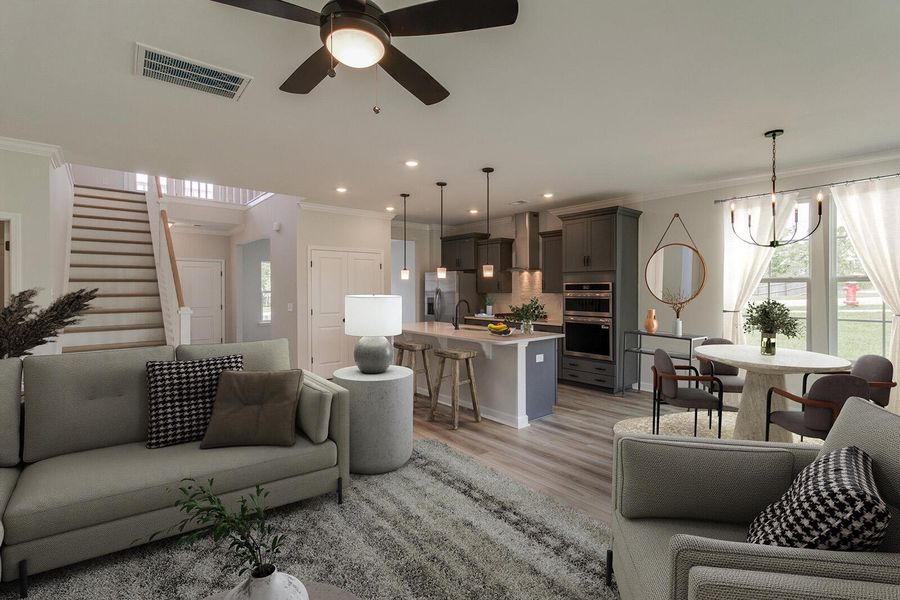 Furnished interior view inside a new home in Lochton, Summerville (Image 9).