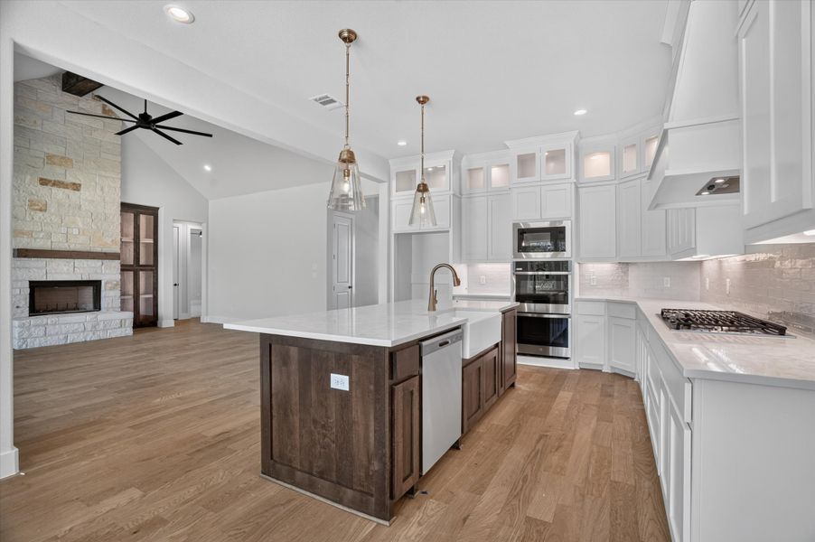 Furnished interior view inside a new home in Timberview Preserves, Weatherford (Image 7).