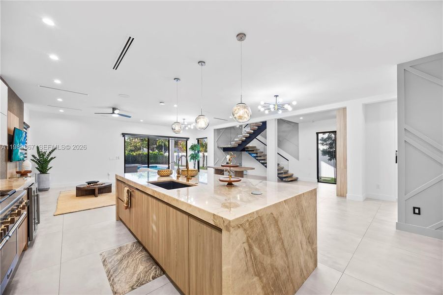 Furnished interior view inside a new home in , Fort Lauderdale (Image 12).