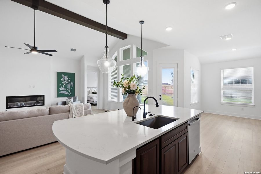 Furnished interior view inside a new home in Alsatian Oaks, Castroville (Image 36). Furnished interior view inside a new home in Alsatian Oaks, Castroville (Image 36).