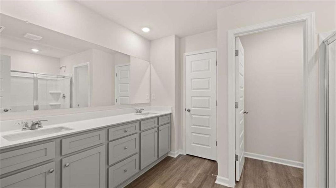 Furnished interior view inside a new home in Brookland Commons, Monroe (Image 8).