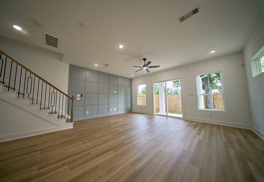 Spacious, unfurnished interior of a new home in , Houston (Image 16). Spacious, unfurnished interior of a new home in , Houston (Image 16).