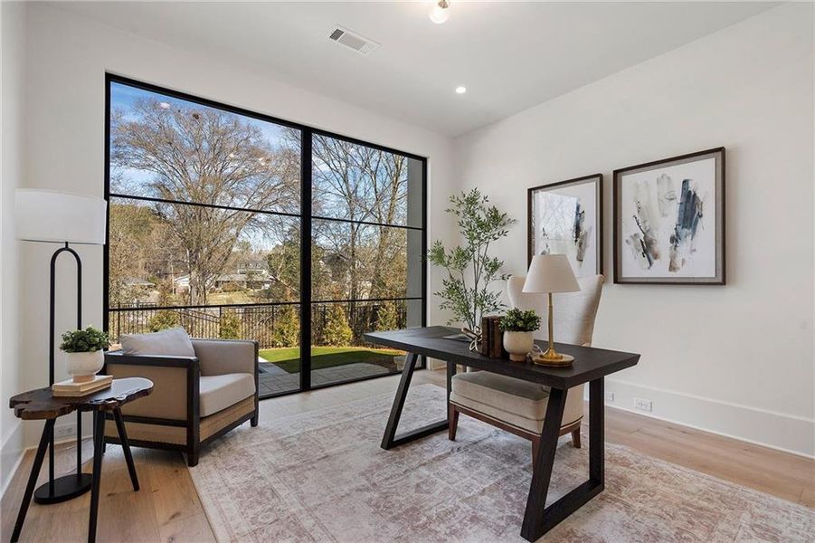 Furnished interior view inside a new home in , Alpharetta (Image 33).