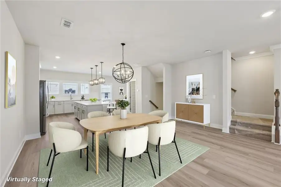 Furnished interior view inside a new home in , Lawrenceville (Image 16).