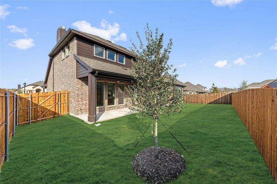 Exterior details and patio area of a home in West Crossing, Anna (Image 27). Exterior details and patio area of a home in West Crossing, Anna (Image 27).
