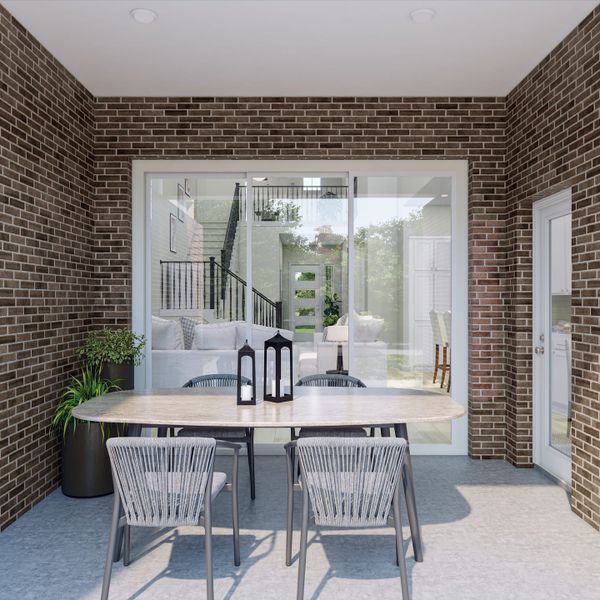 Representative exterior details of a home built from the Verdin by Tri Pointe Homes in Oakhill Reserve, Tomball (Image 4).