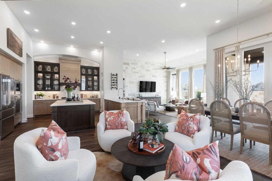 Representative Keeping Room - some options shown